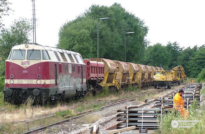 Gleisbauarbeiten Flandersbach