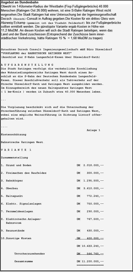 S-Bahn Ratingen West