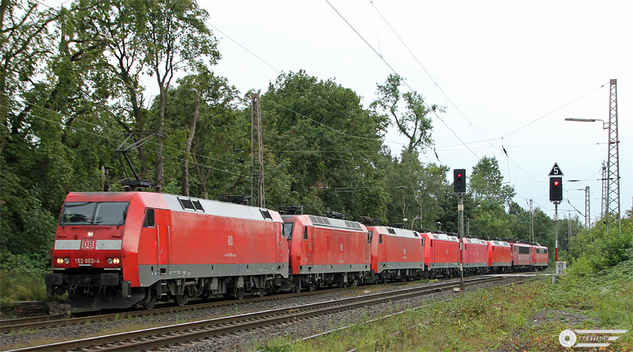 152 063, 145 076, 152 166, 185 356, 185 112, 145 032, 155 219 (Latz) und 151 031