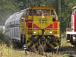 Lok 532 Eisenbahn und Häfen am 1. September 2004 an verschiedenen Stellen im Angertal